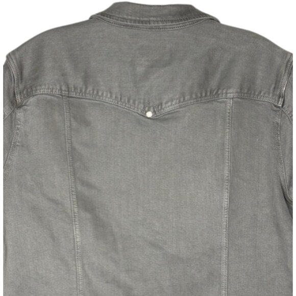 Liverpool Jeans Classic Denim Jacket Stretch Slub Twill - Sharkskin (Gray) - XL - Picture 7 of 15